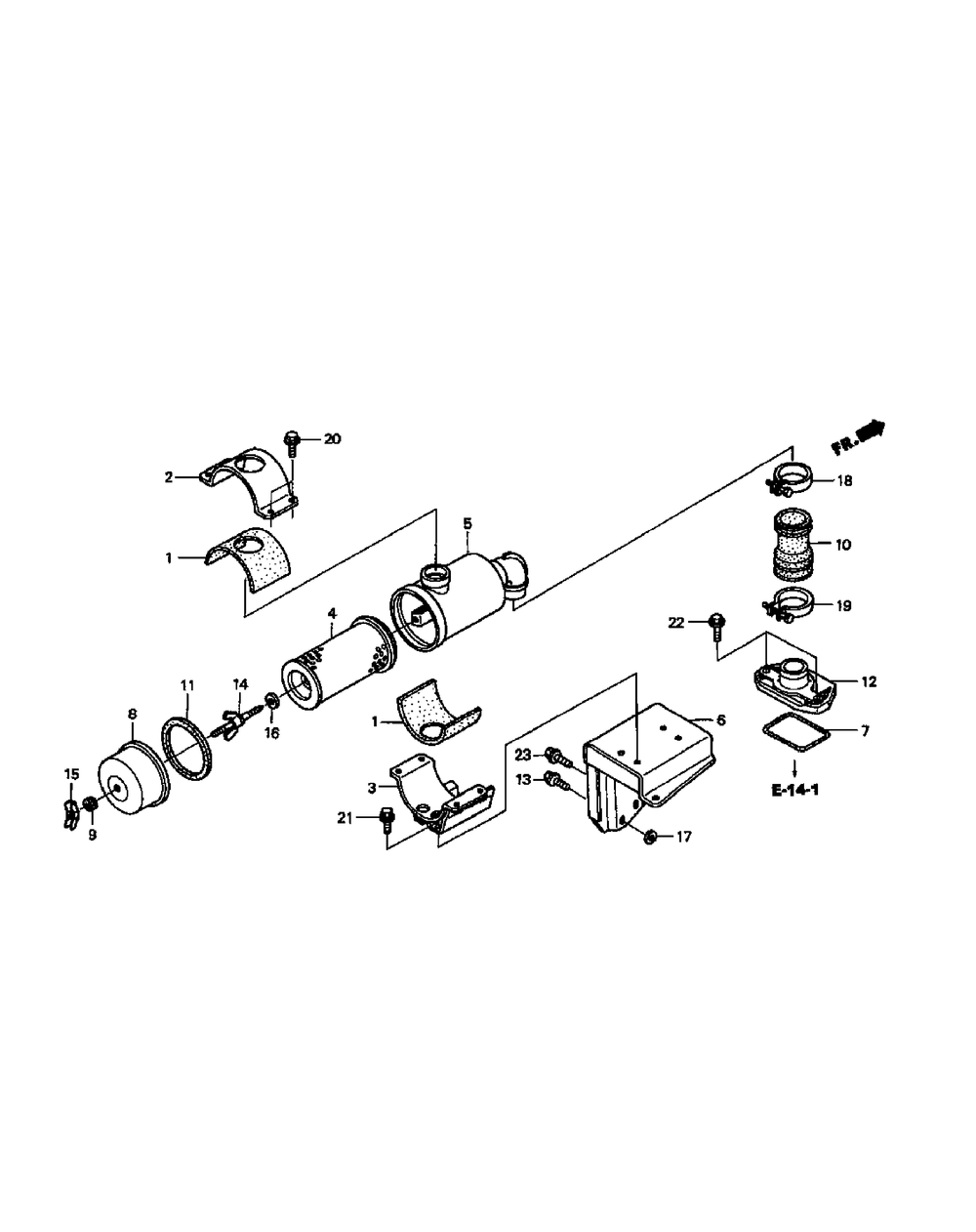 Gxv670 Air Cleaner (Taf2) (Honda) Diagram and Parts List for M54-HN 53BB5ETW750-24-HP Cub Cadet Lawn Tractor